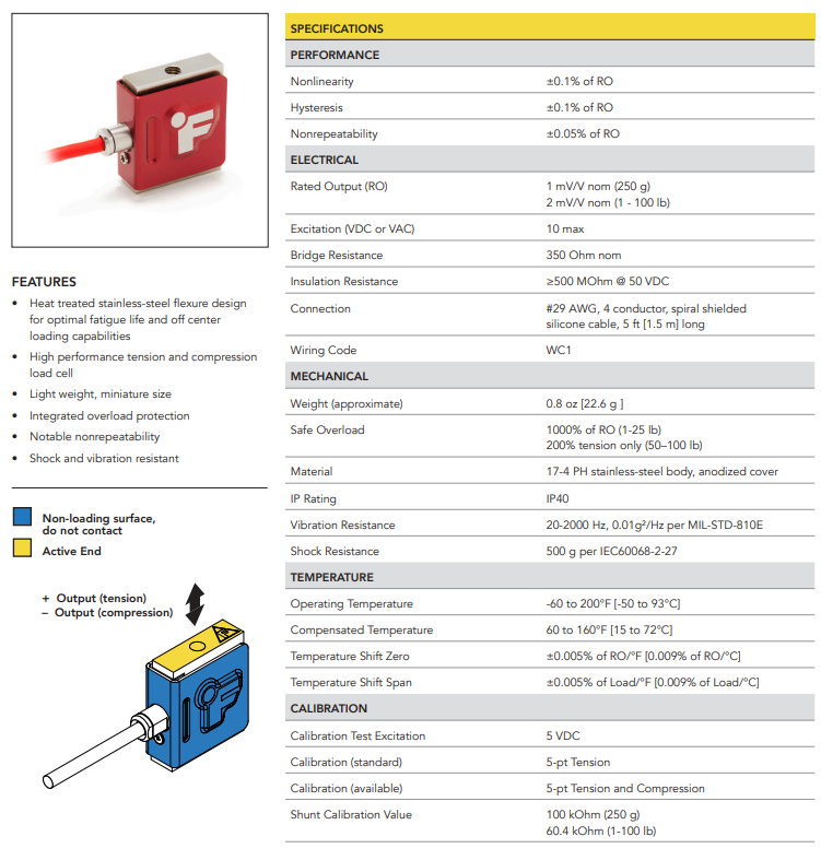 LSB201-100lb稱重傳感器