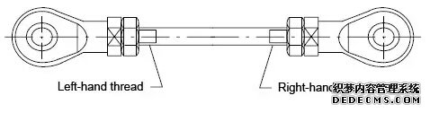 帶萬向節(jié)的螺栓導(dǎo)桿